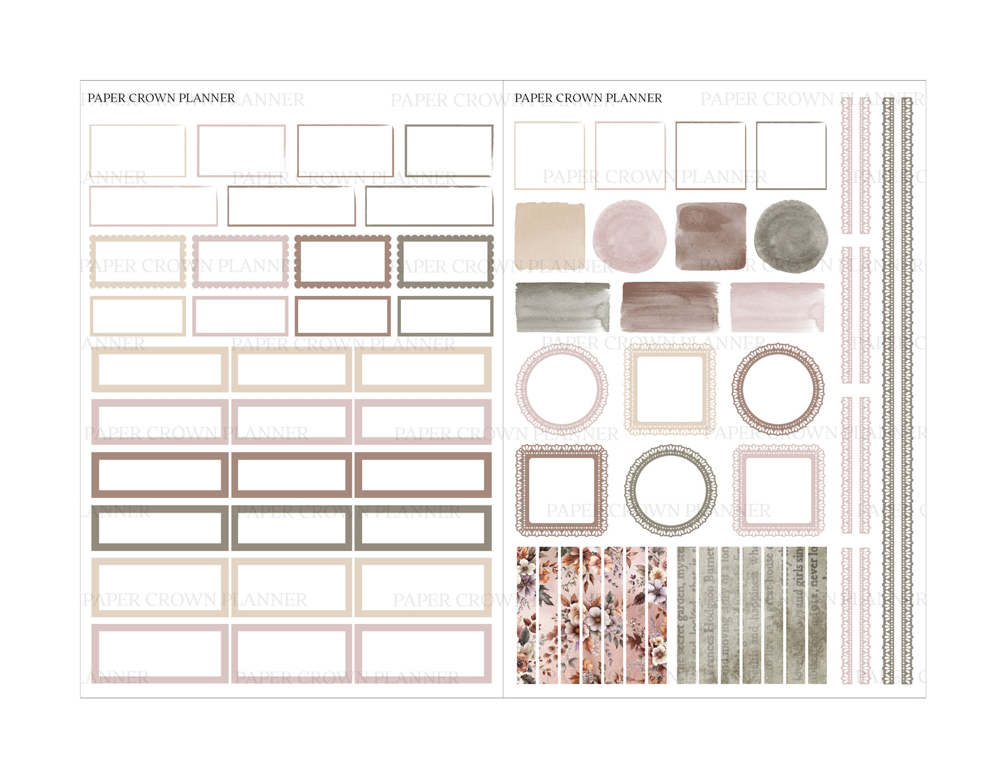 SECRET GARDEN // Weekly Kit