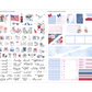 RED, WHITE AND BLUE // Weekly Kit