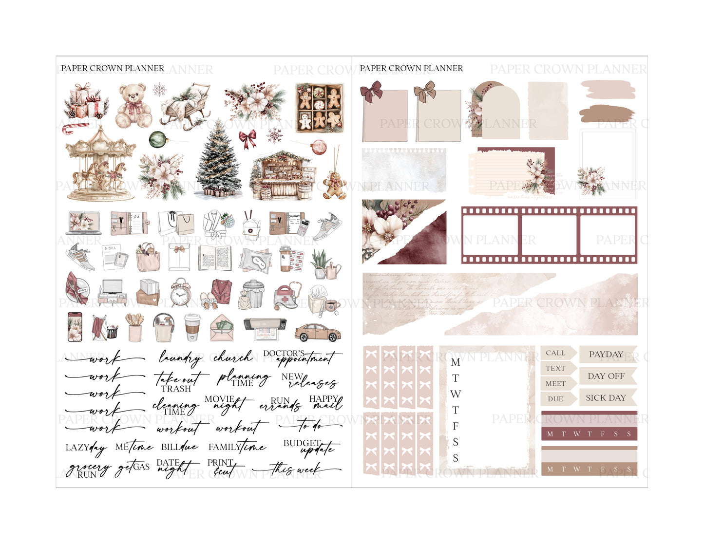 CHRISTMAS FAIR // Weekly Kit