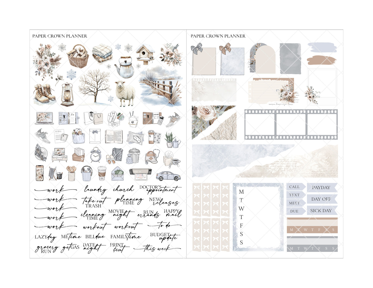 WINTER COUNTRYSIDE // Weekly Kit