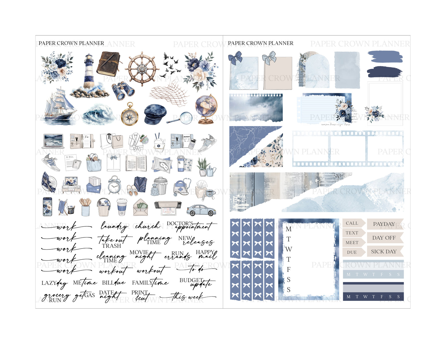 SEA STORM // Weekly Kit