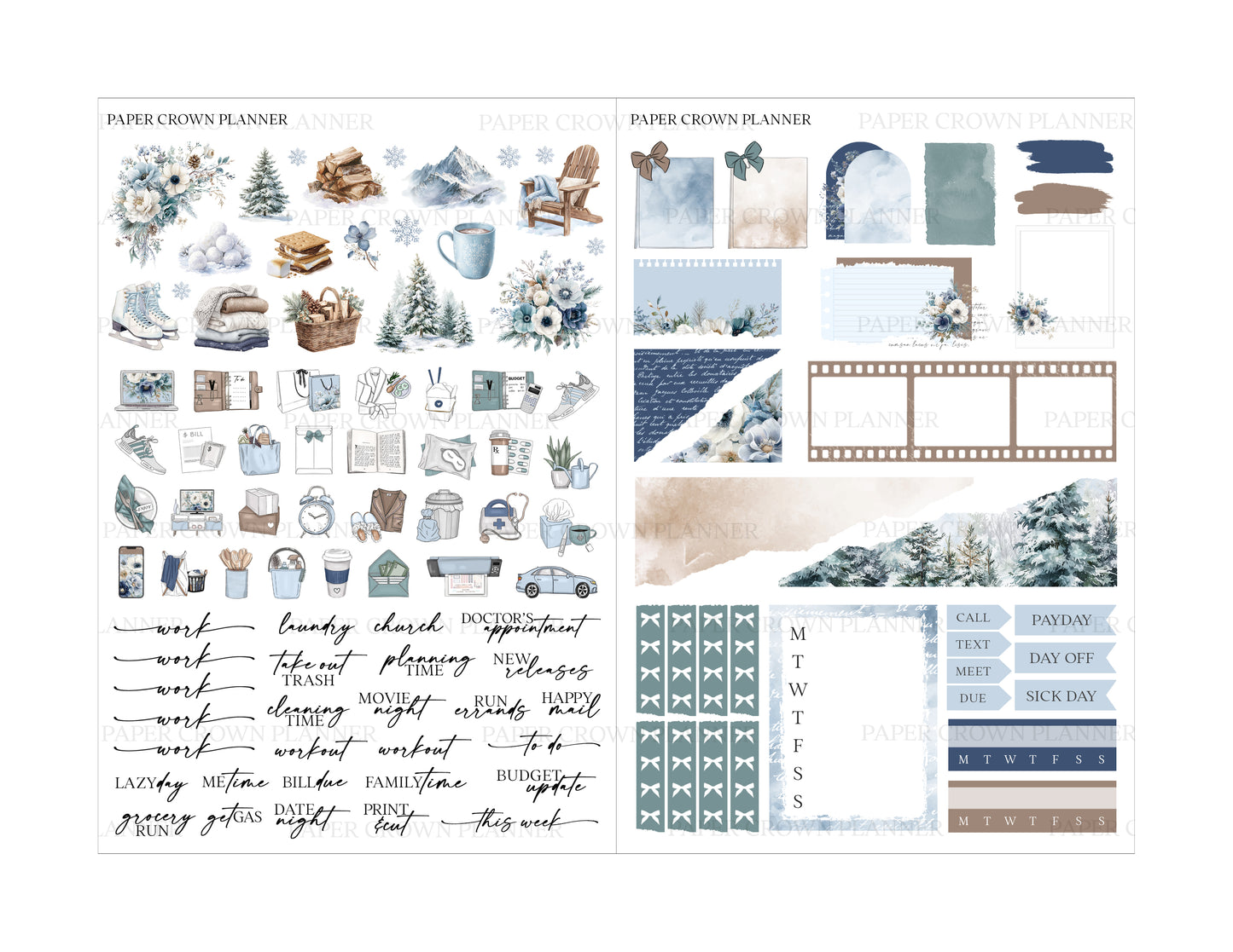 FROZEN LAKE // Weekly Kit