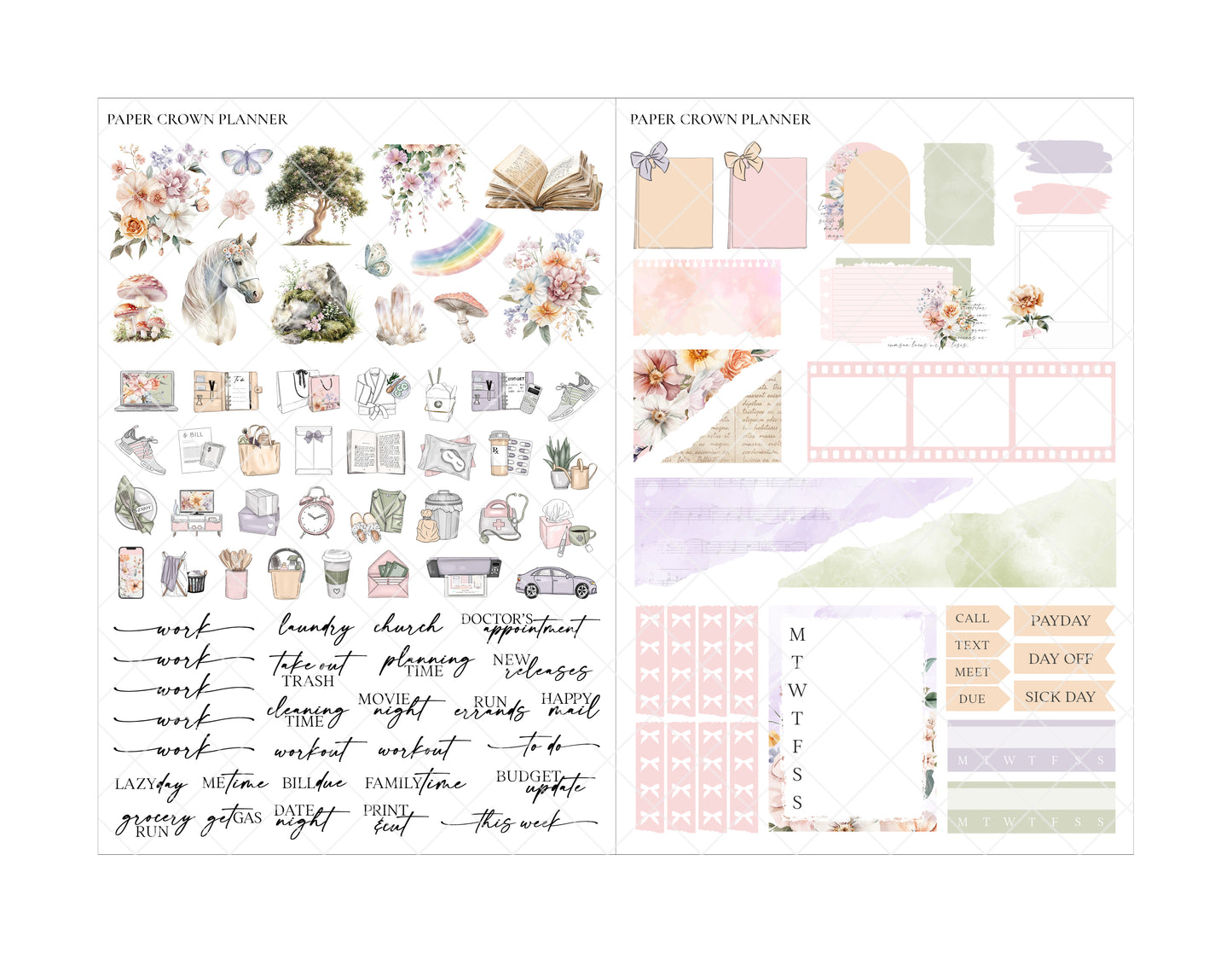 ETHEREAL GARDEN // Weekly Kit