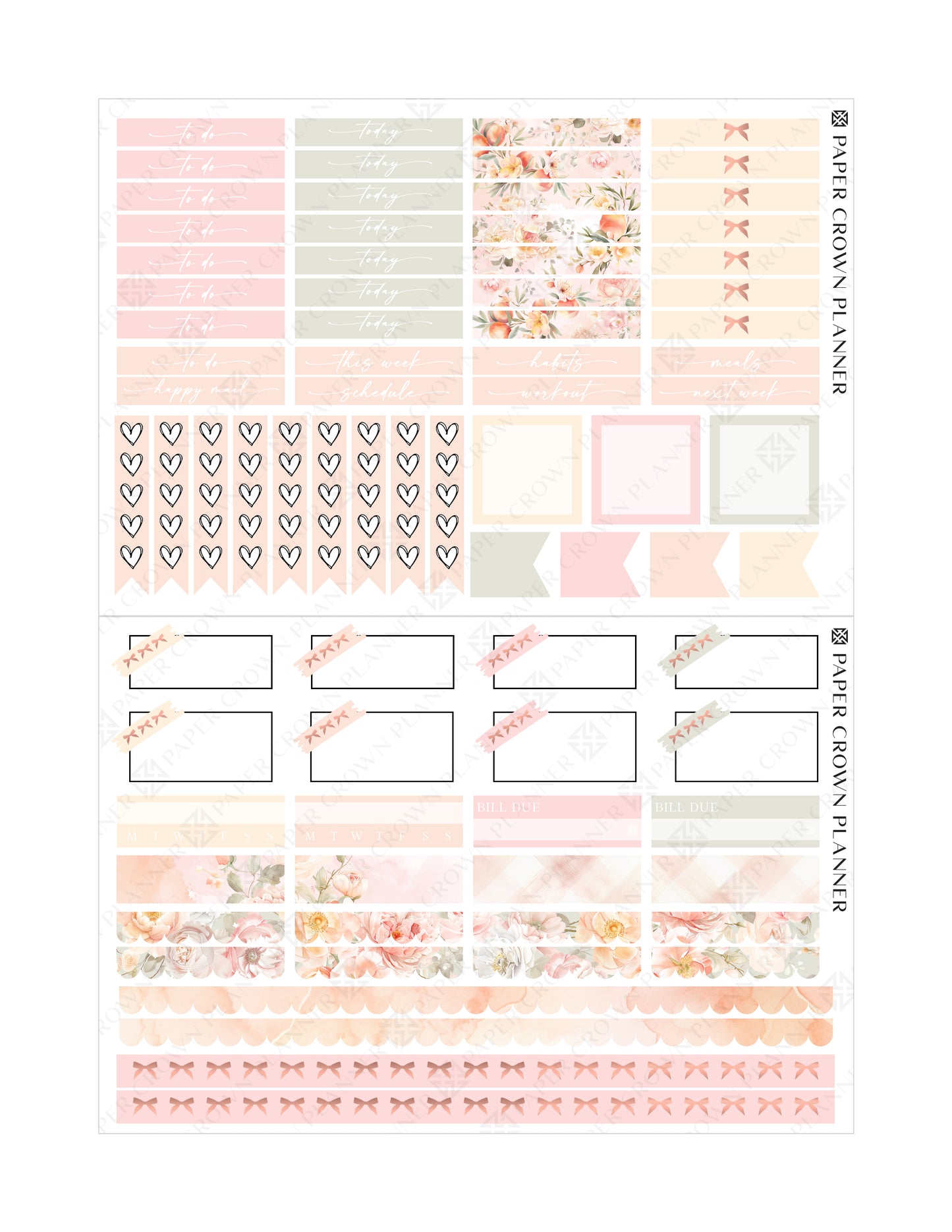 PEACHY // Weekly Kit