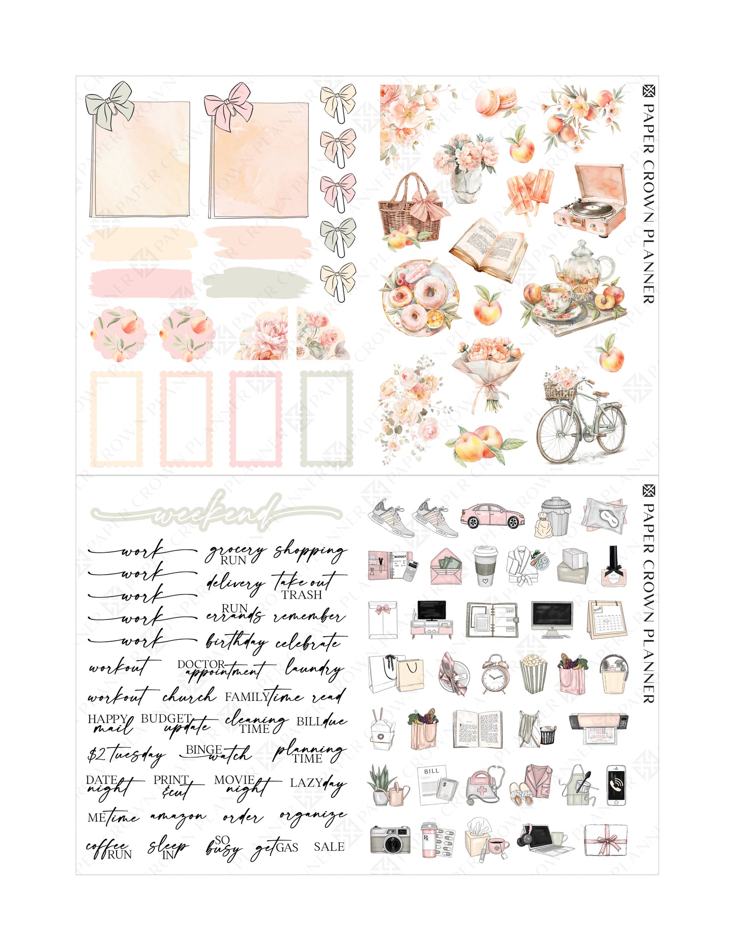 PEACHY // Weekly Kit