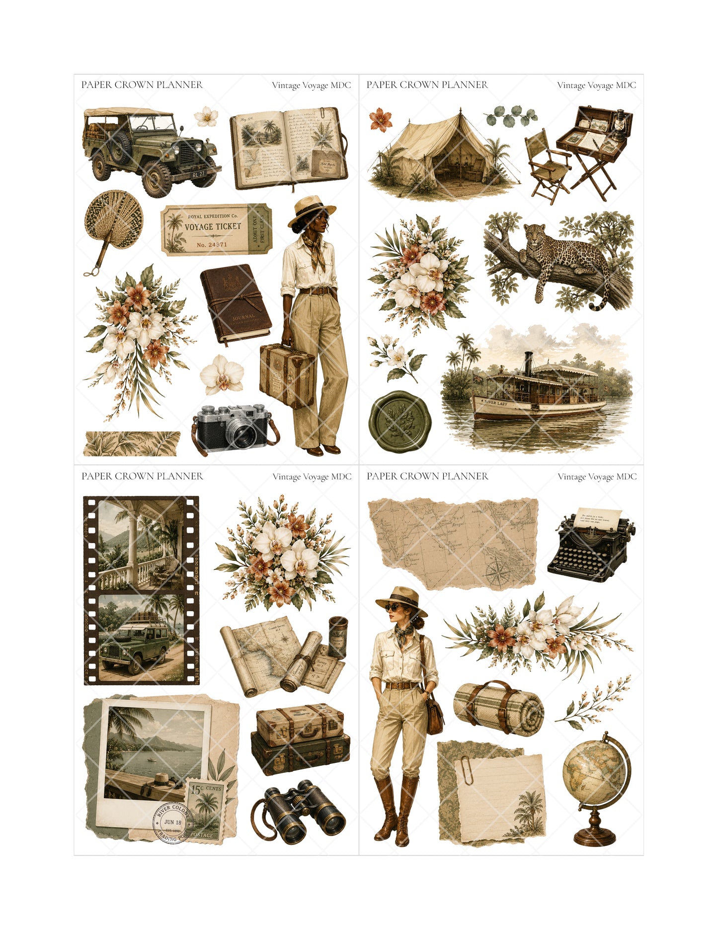 VINTAGE VOYAGE // Mini Deco Kit