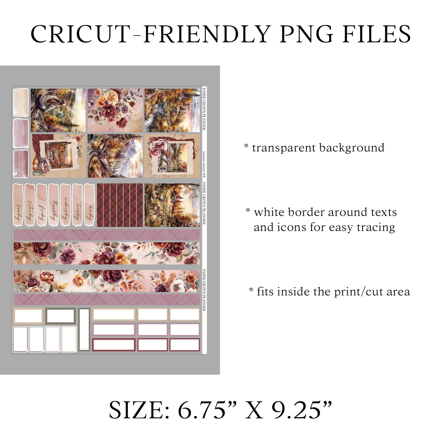 AUTUMN SUNSET // Weekly Kit Add-on