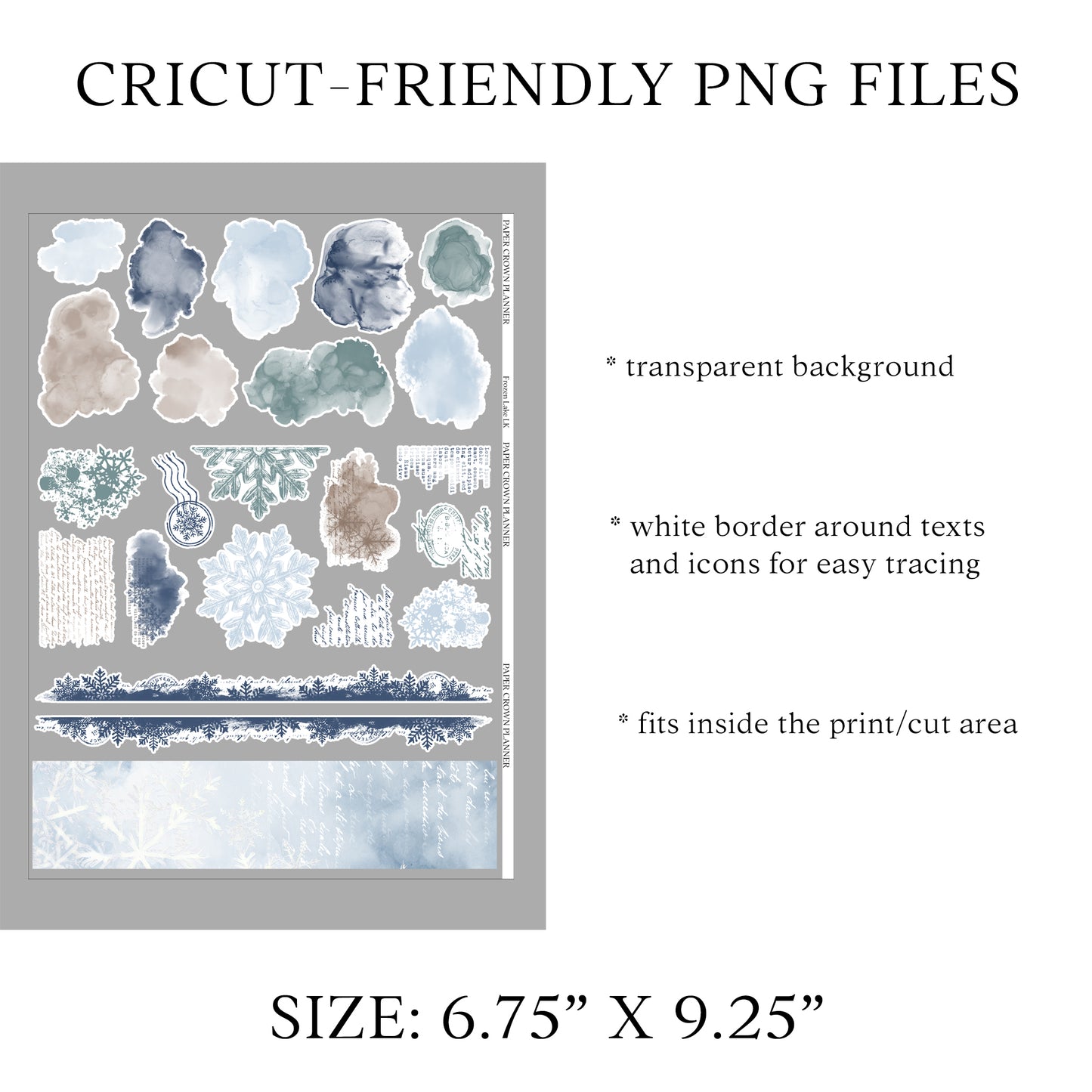 FROZEN LAKE // Layering Kit