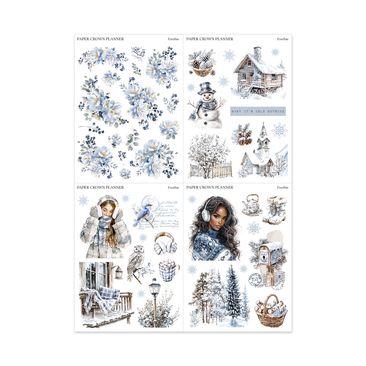 COLD OUTSIDE // Freebie