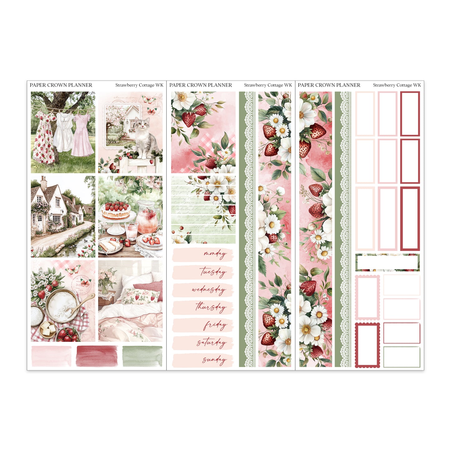 STRAWBERRY COTTAGE // Weekly Kit