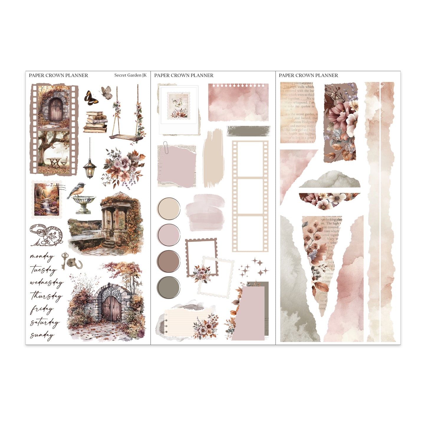 SECRET GARDEN // Journaling Kit