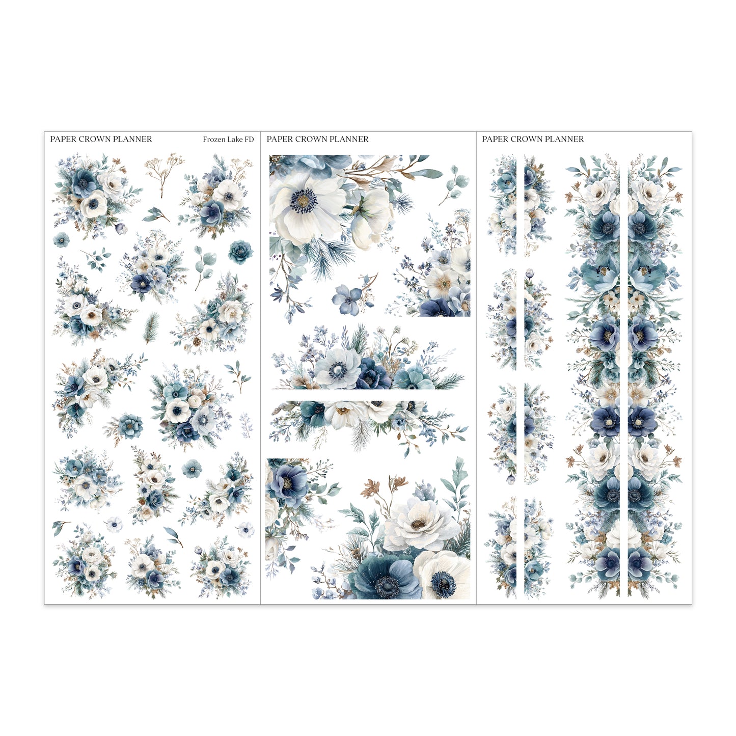 FROZEN LAKE // Floral Deco