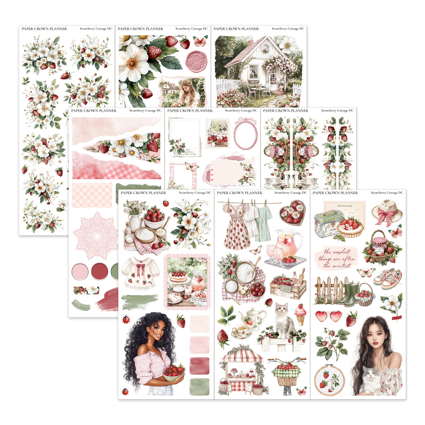 STRAWBERRY COTTAGE // Deco Kit