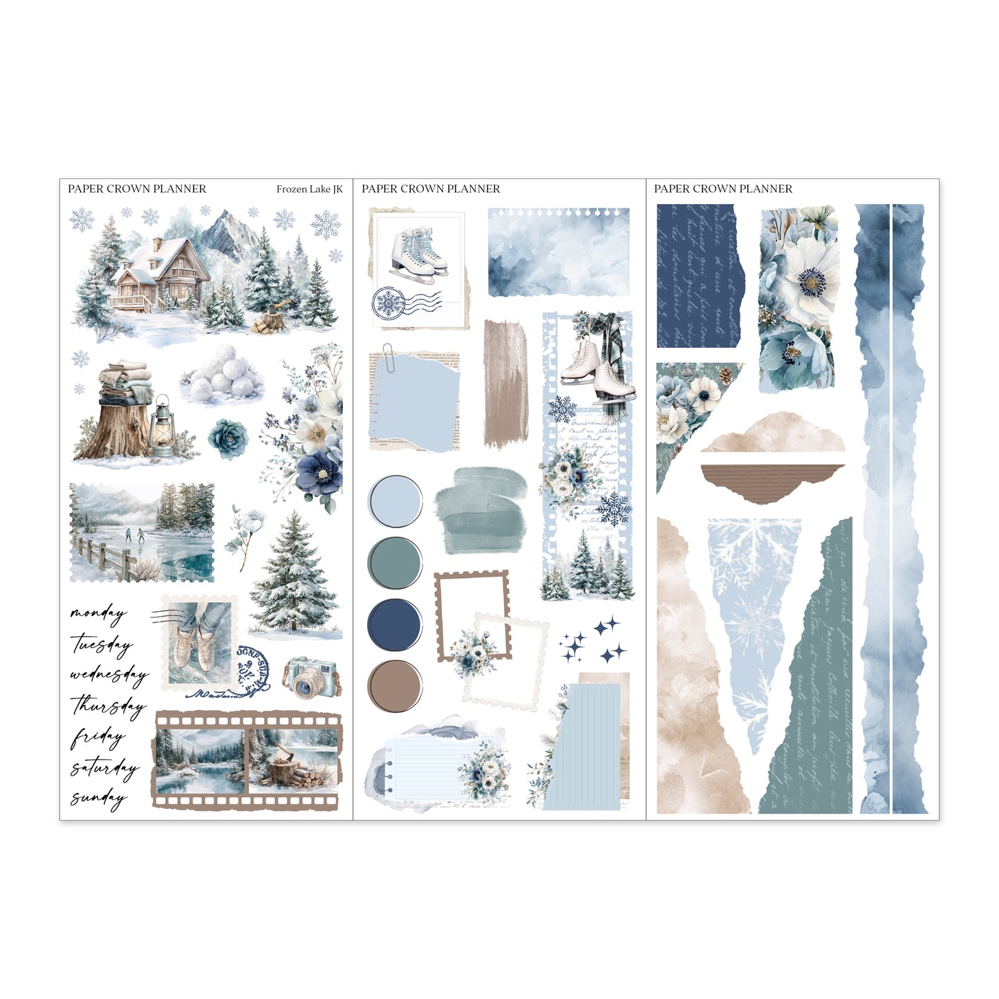 FROZEN LAKE // Journaling Kit