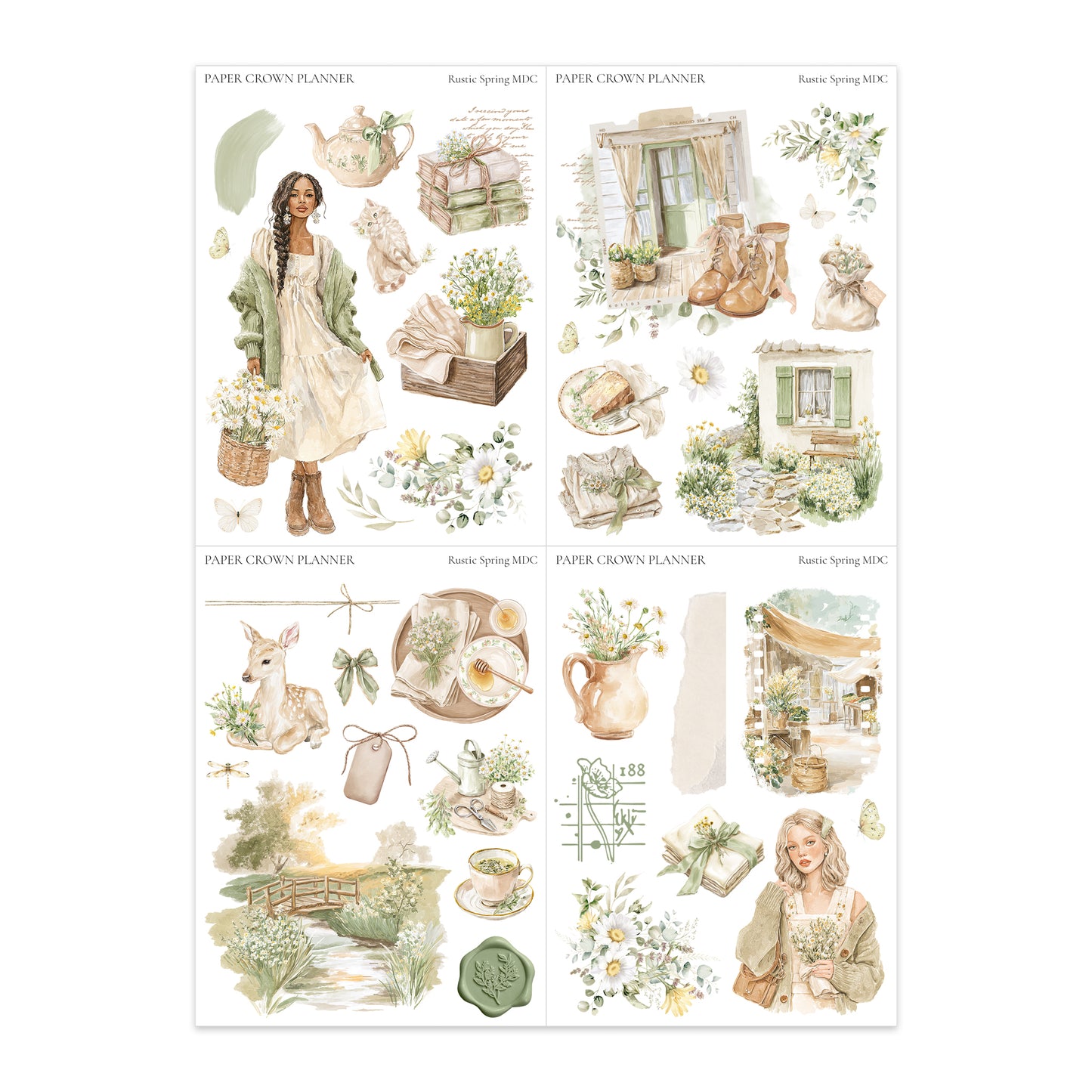 RUSTIC SPRING // Mini Deco Kit