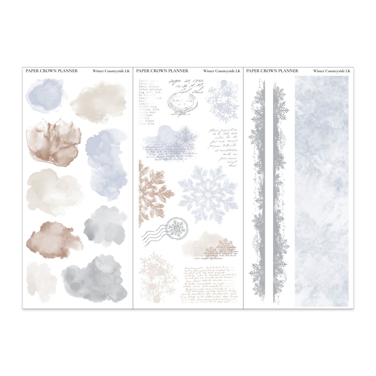 WINTER COUNTRYSIDE // Layering Kit