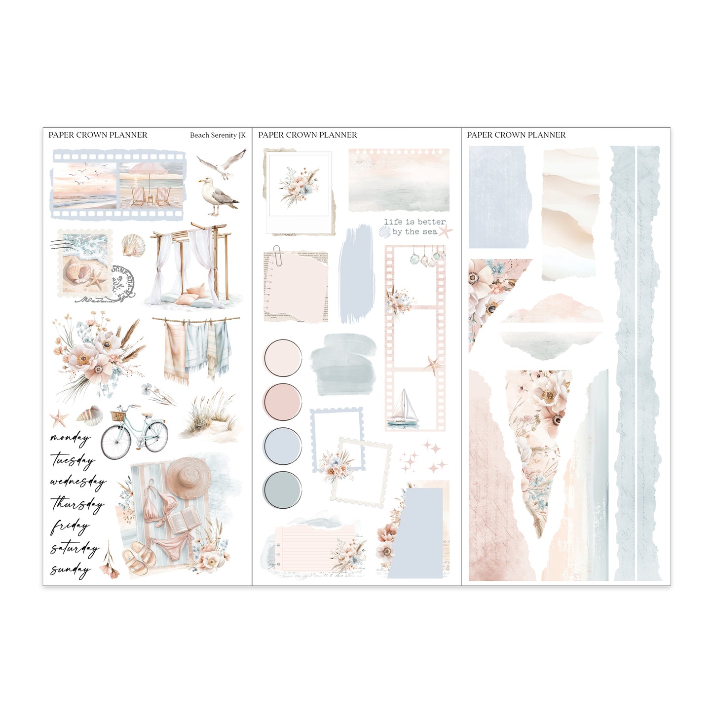 BEACH SERENITY // Journaling Kit