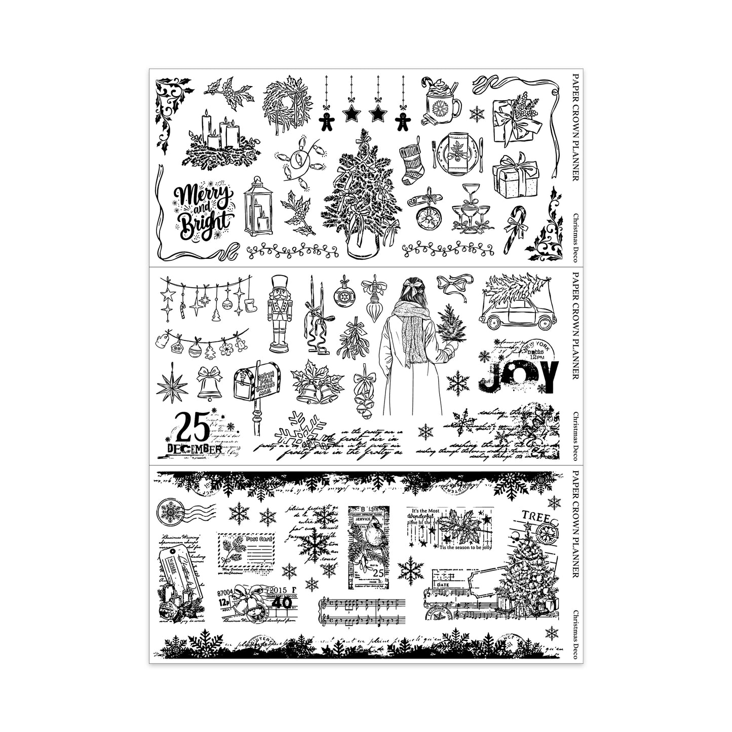 CHRISTMAS DECO // Foil-Ready Stickers