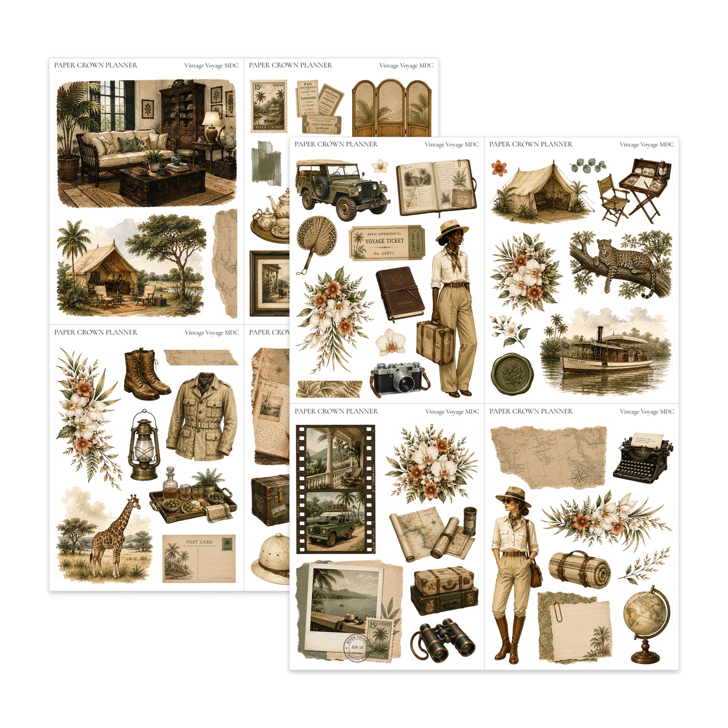 VINTAGE VOYAGE // Mini Deco Kit