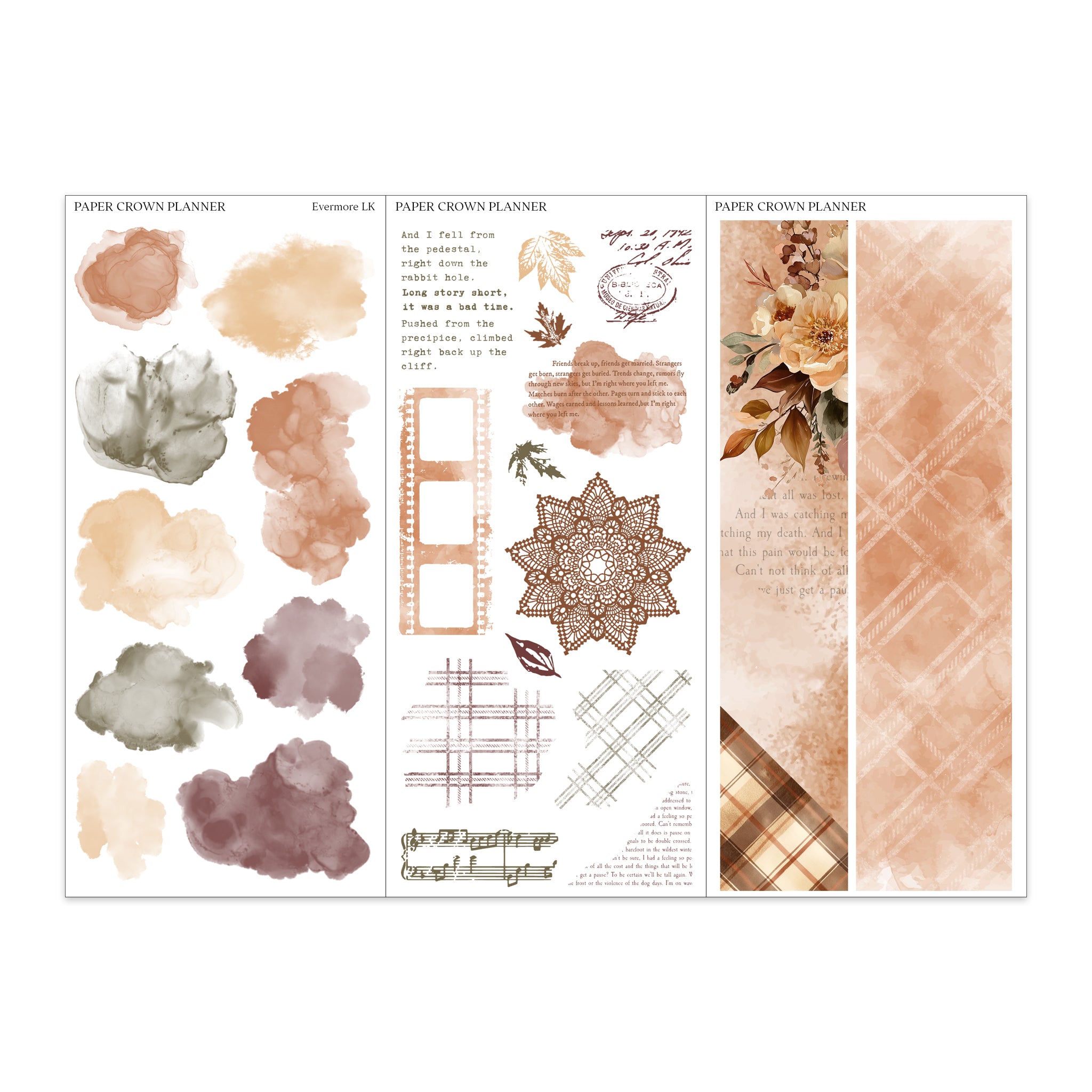 EVERMORE // Layering Kit – Paper Crown Planner