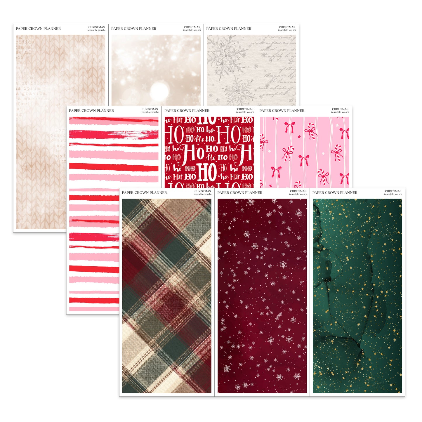 CHRISTMAS // Tearable Washi