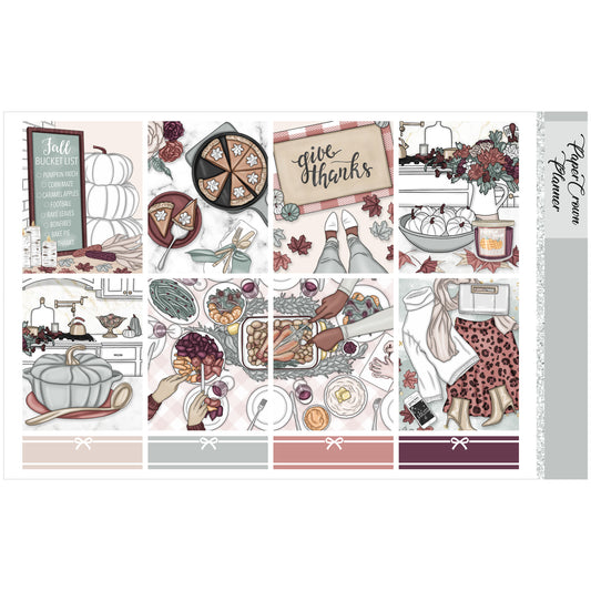 GIVE THANKS // Weekly Planner Stickers