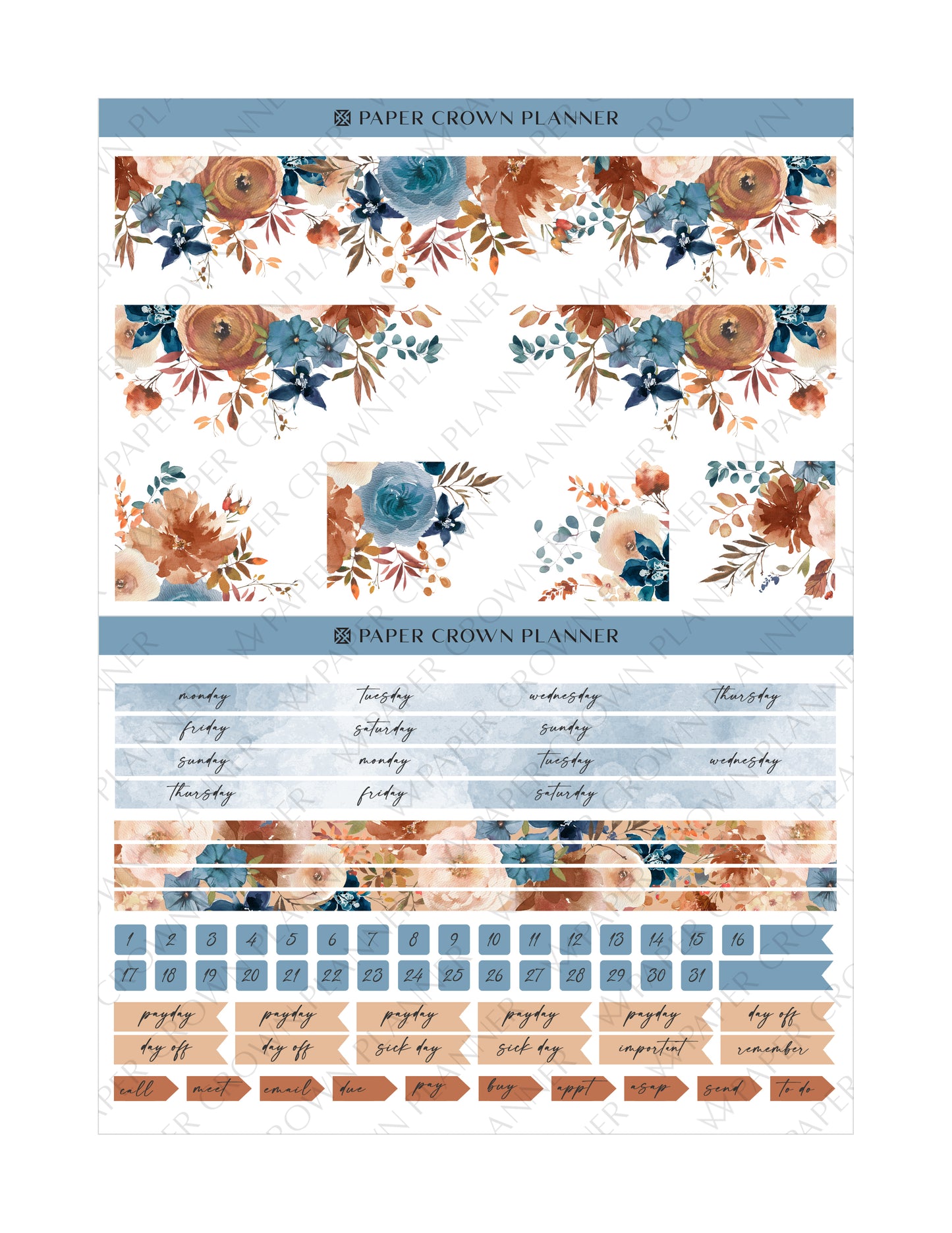 NOVEMBER // Floral Monthly Kit