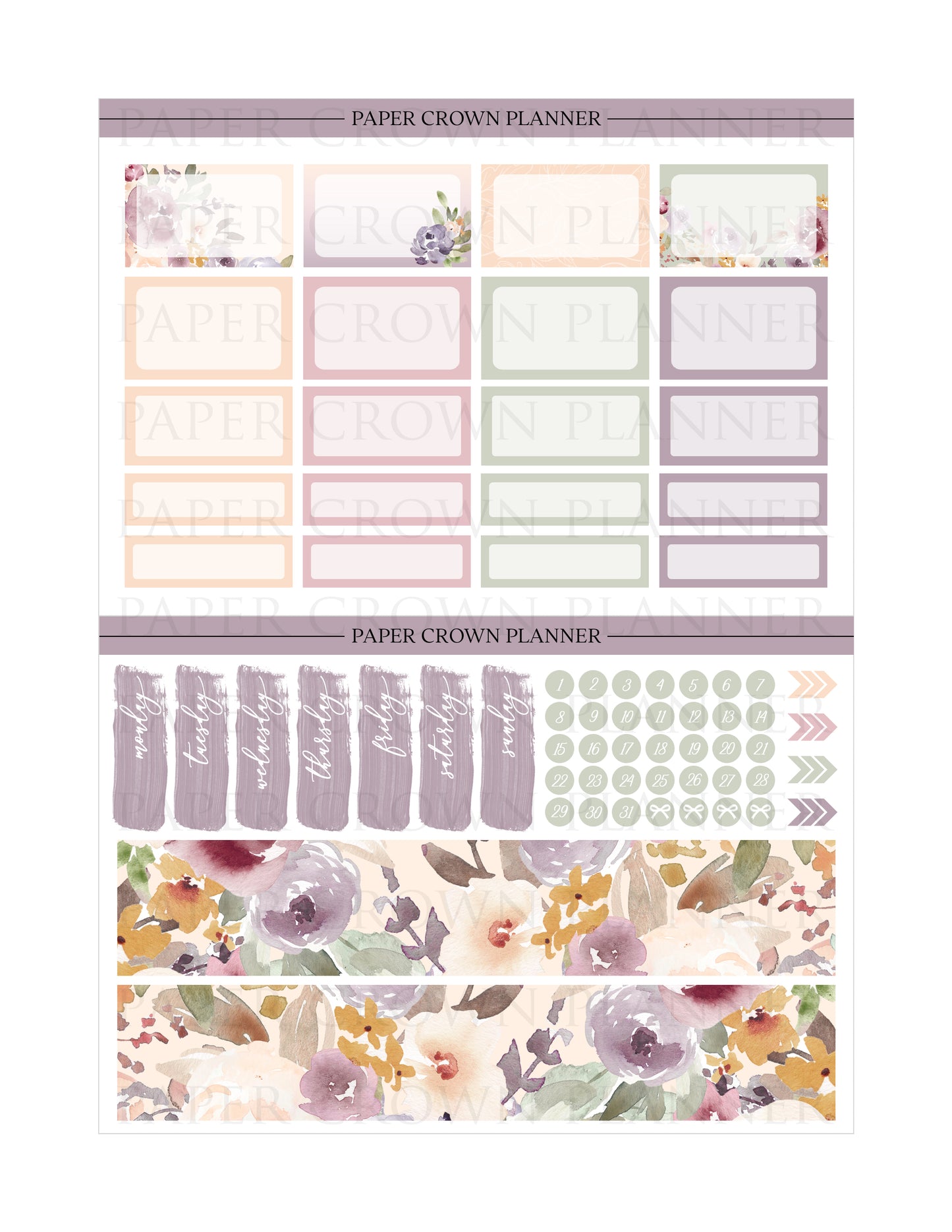 HELLO FALL // Weekly Planner Stickers