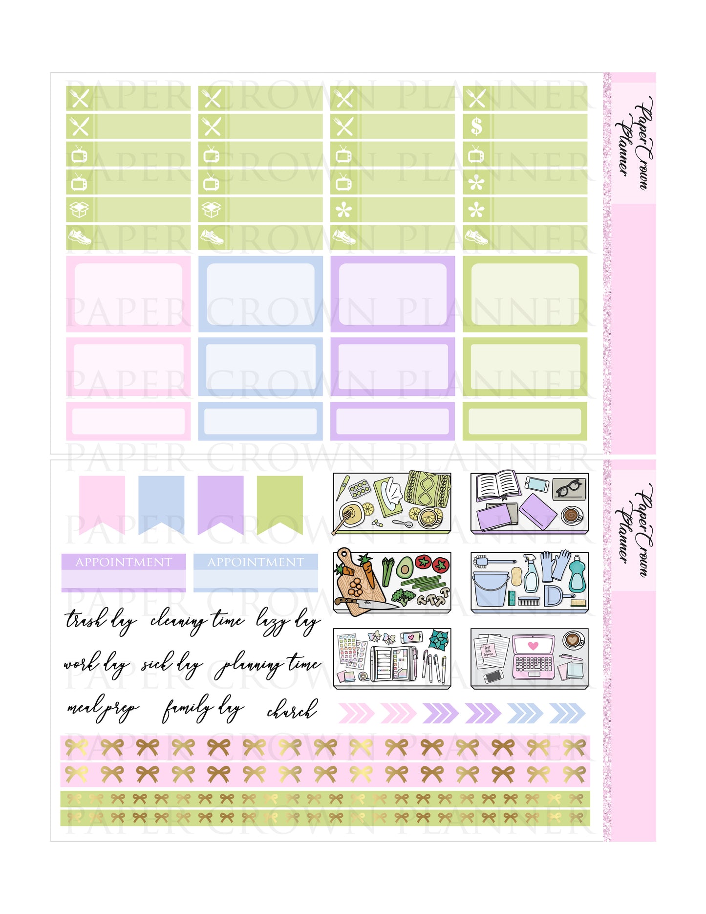 SELF-CARE // Weekly Planner Stickers