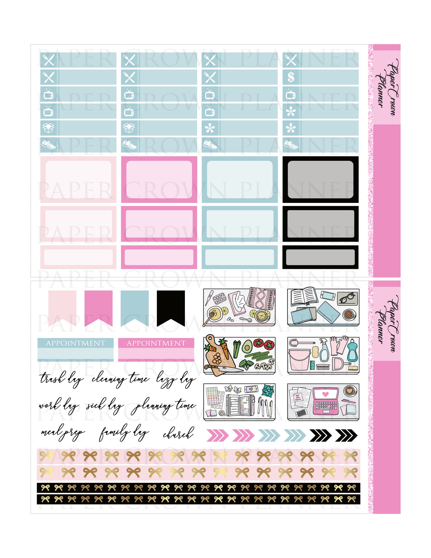 REFRESH // Weekly Planner Stickers