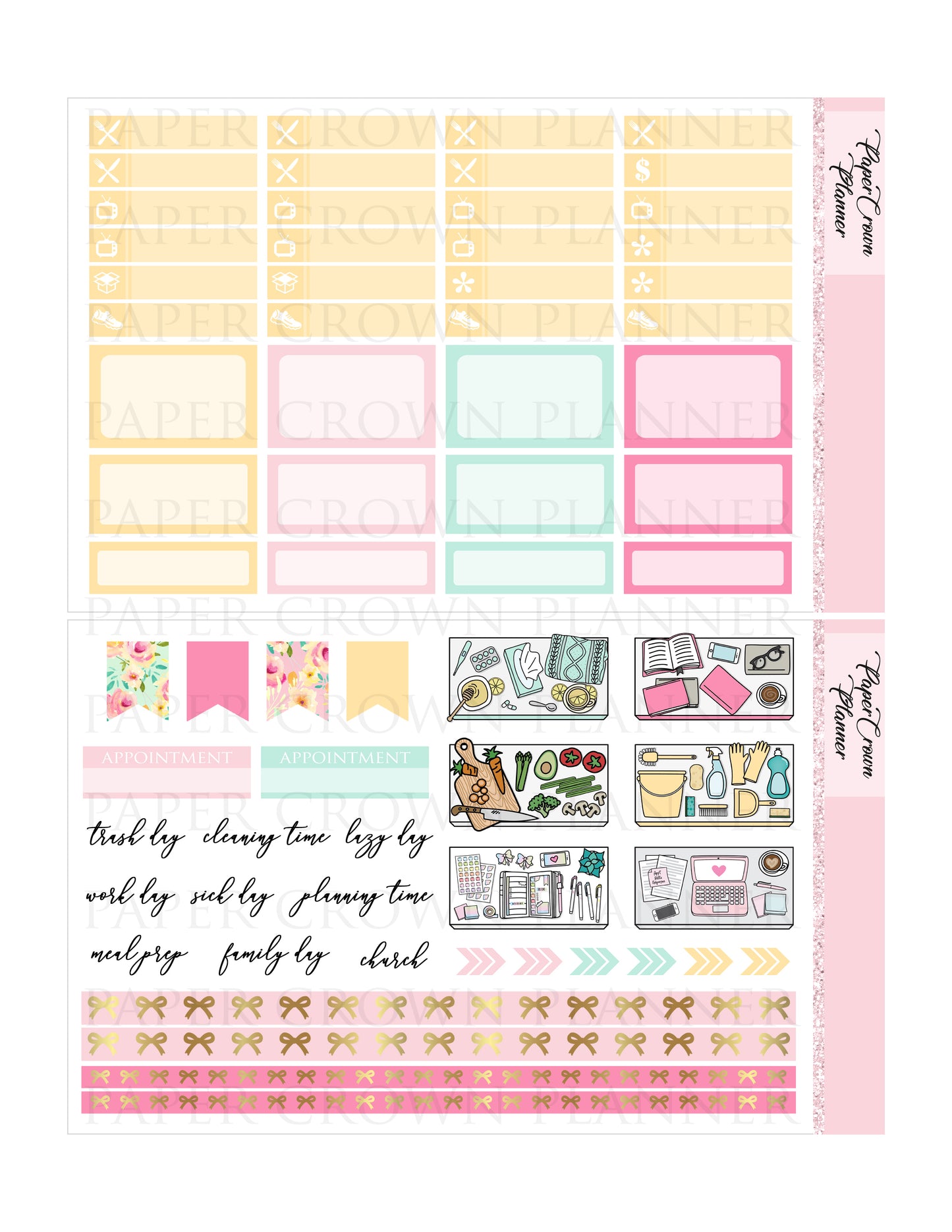 BIRTHDAY GIRL // Weekly Planner Stickers