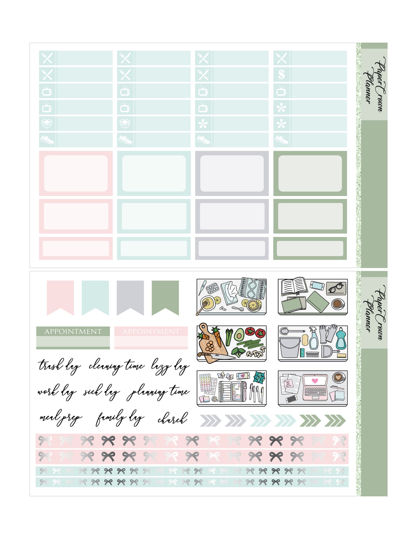 CAMPING // Weekly Planner Stickers