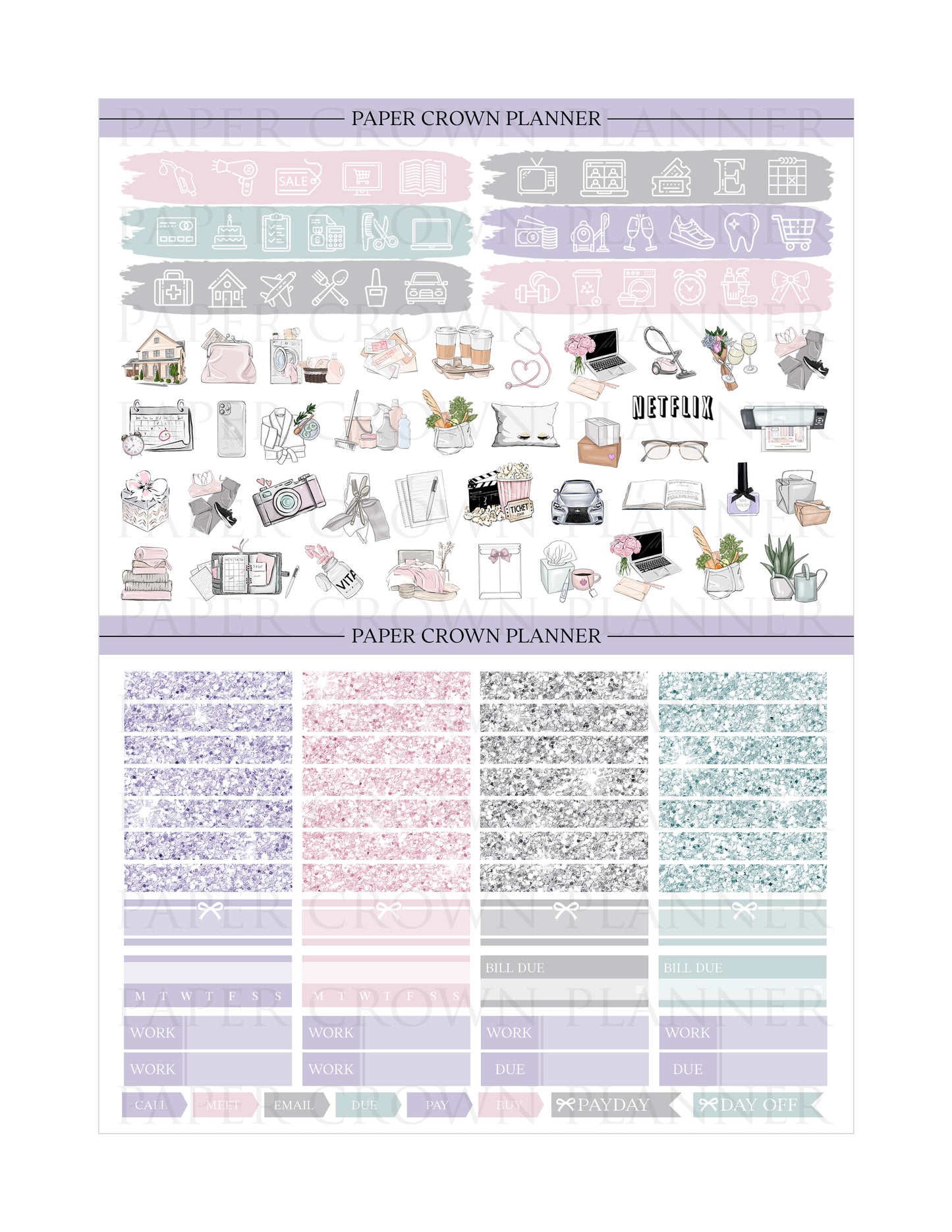 DREAM PLAN DO // Weekly Planner Stickers