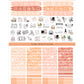 PEACH PERFECT // Weekly planner Stickers