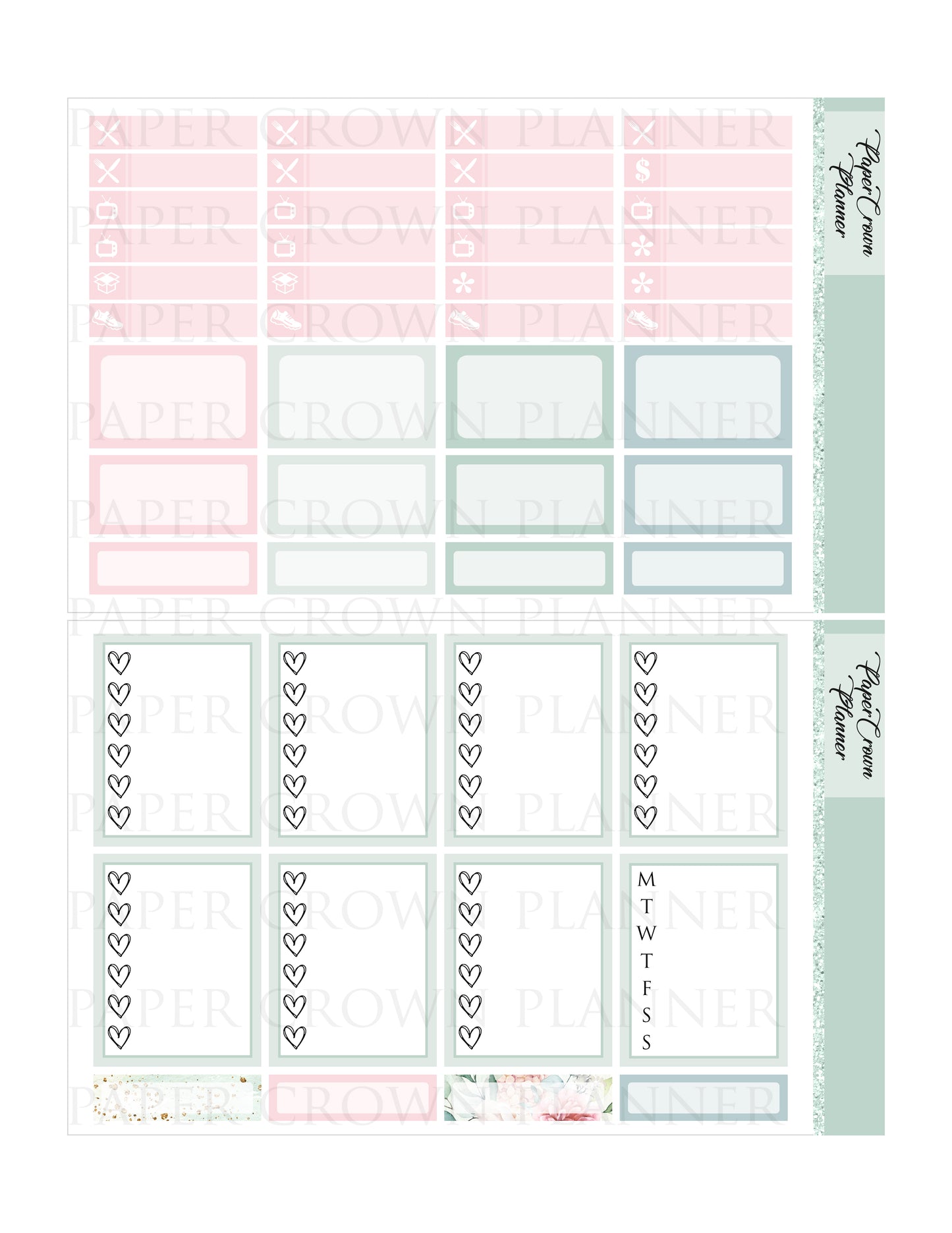 EUCALYPTUS // Weekly Planner Stickers