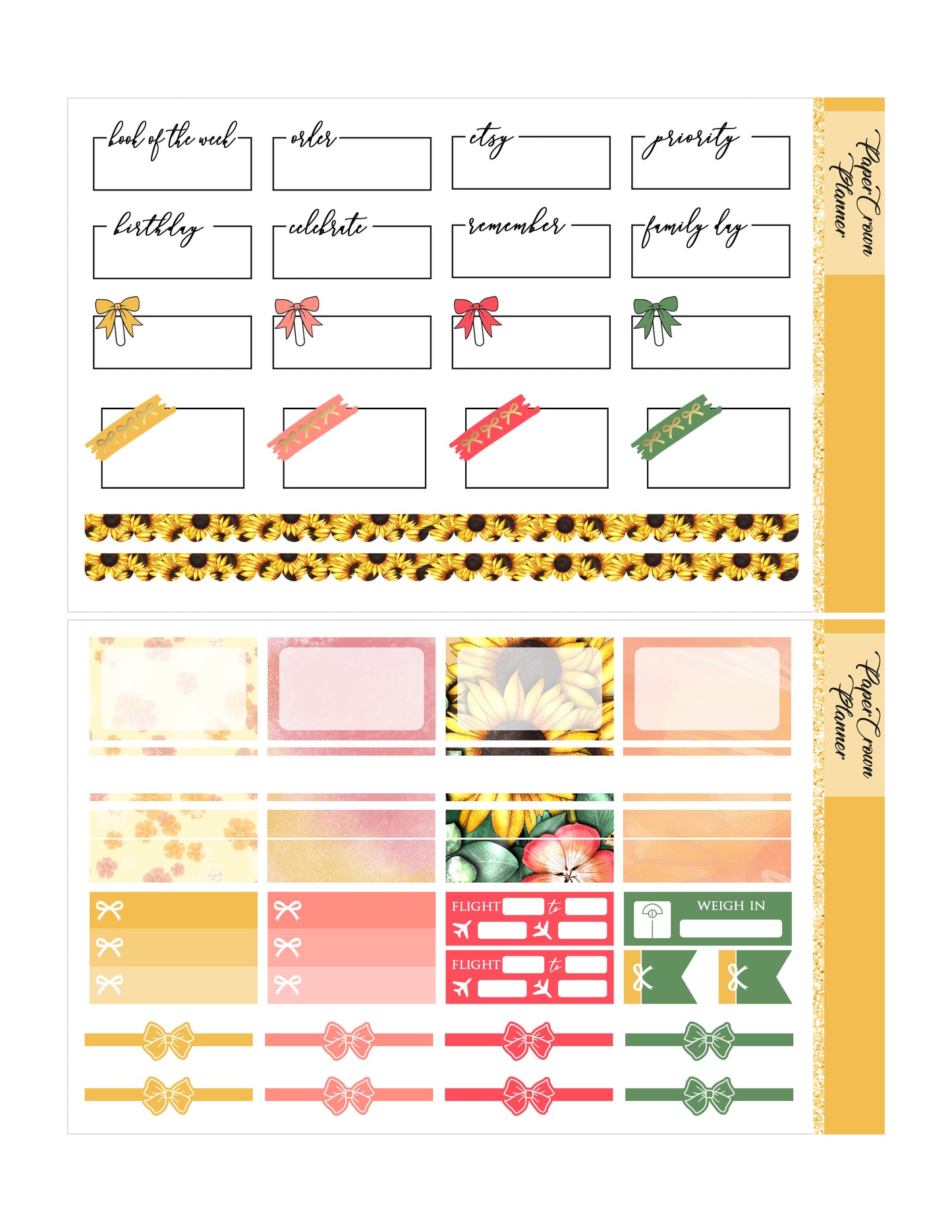 HELLO AUGUST // Weekly Planner Stickers
