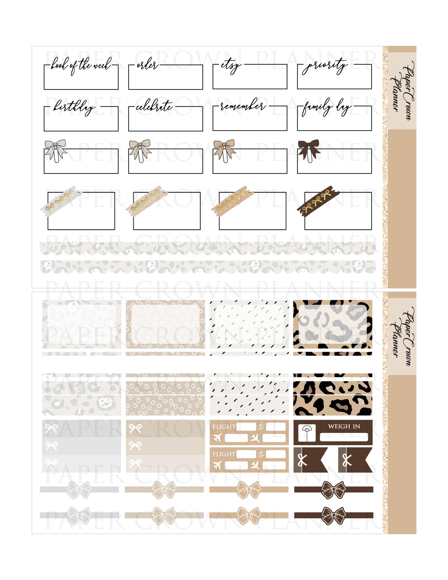 TRENDS // Weekly Planner Stickers