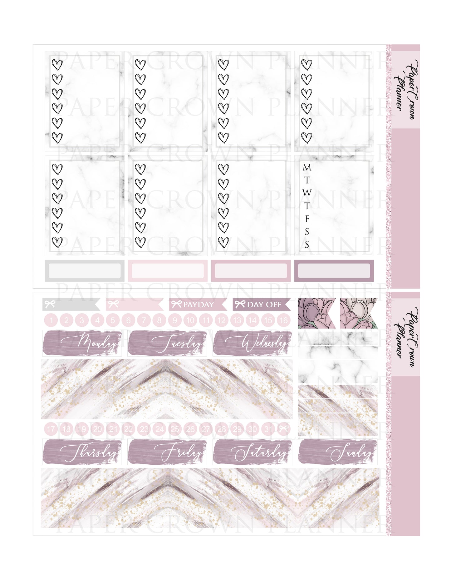 WORK FROM HOME // Weekly Planner Stickers