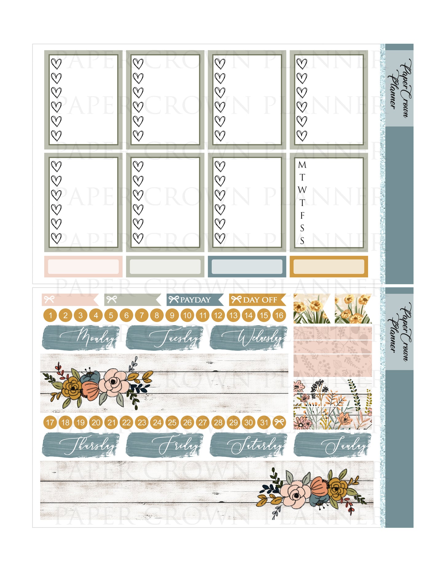AUTUMN MODE // Weekly Planner Stickers