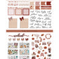AUTUMN LEAVES // Weekly Planner Stickers
