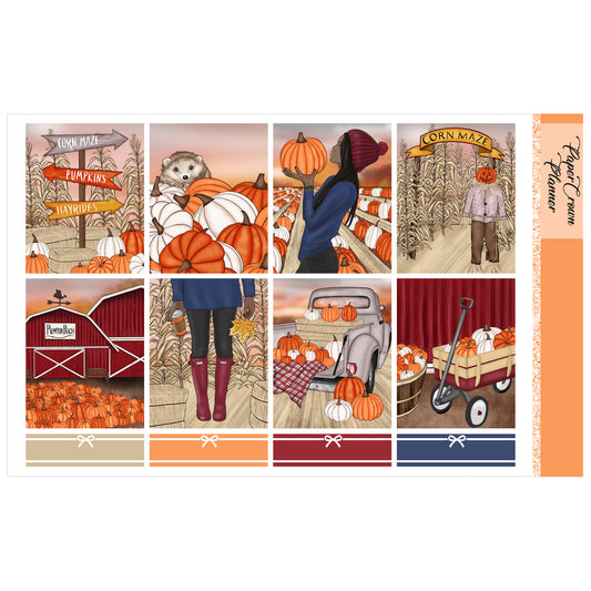 PUMPKIN PATCH // Weekly Planner Stickers