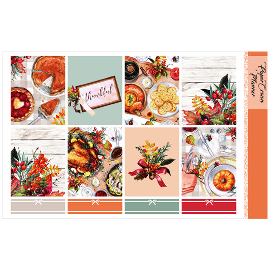 THANKSGIVING DINNER // Weekly Planner Stickers