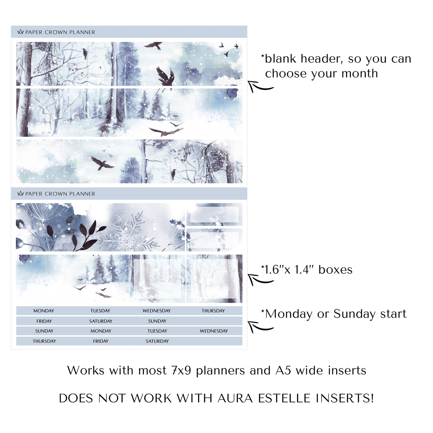 WINTER FOREST // Monthly Kit