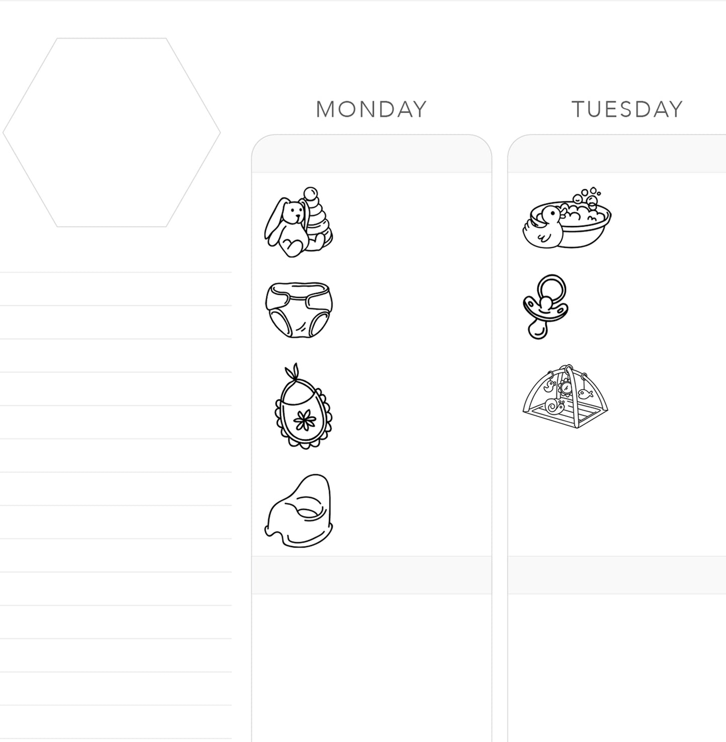 BABY // Foil-Ready Icons