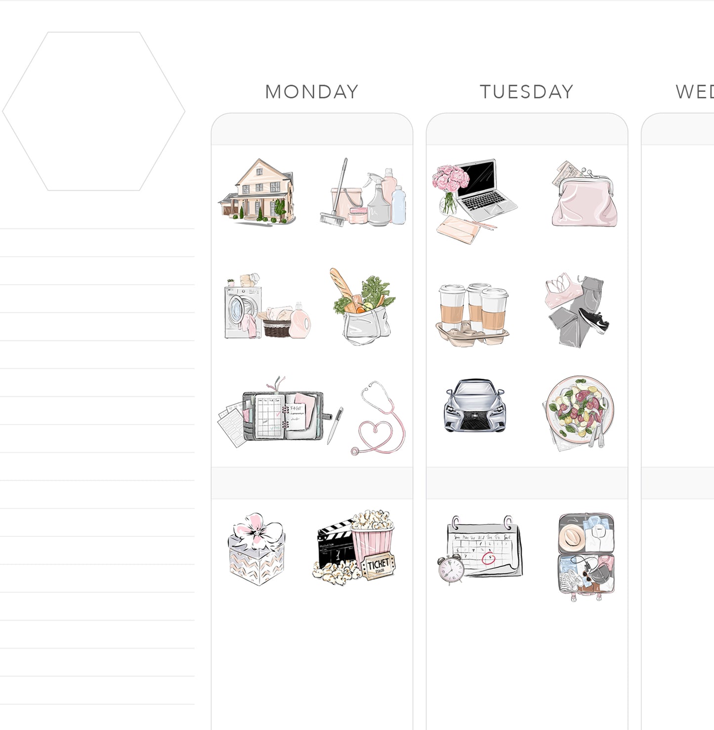 GENERAL Planner Icons