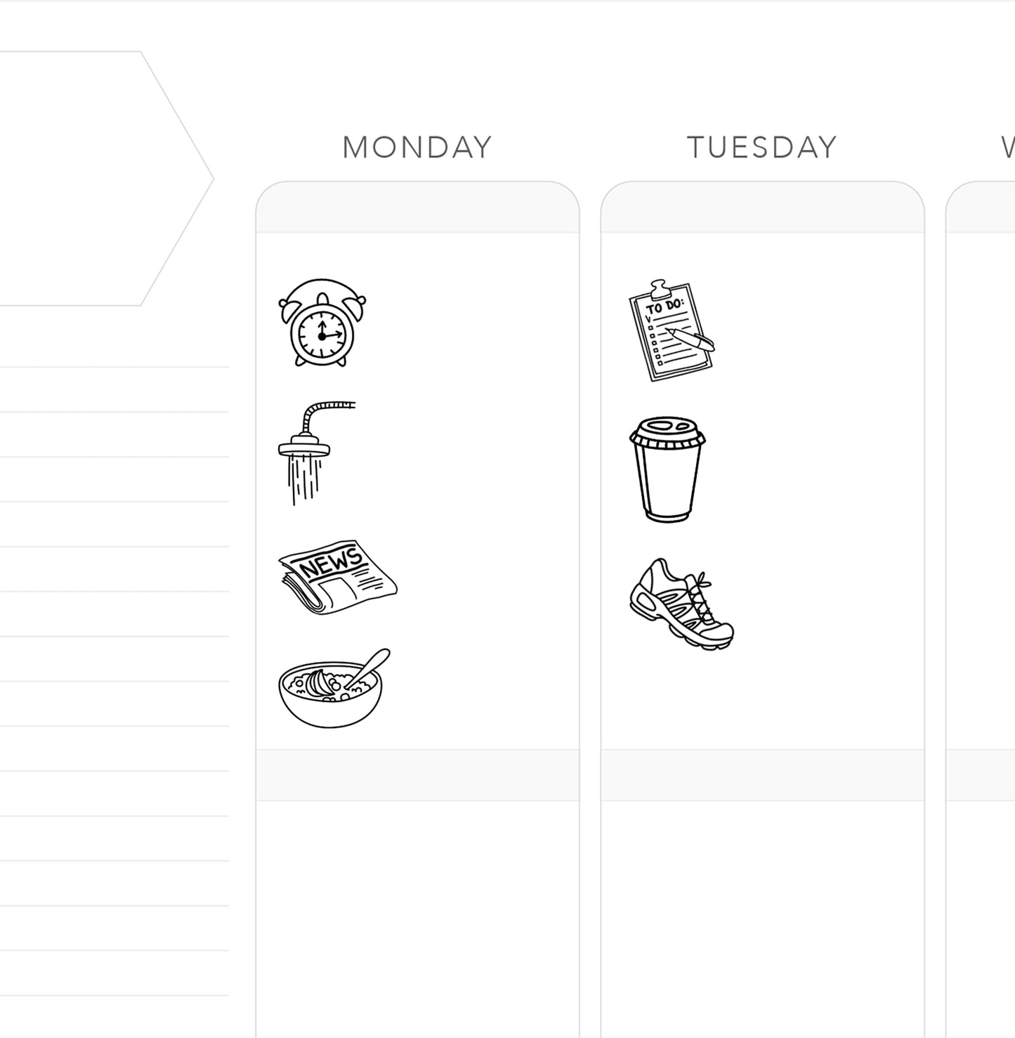 MORNING ROUTINE // Foil-Ready Icons