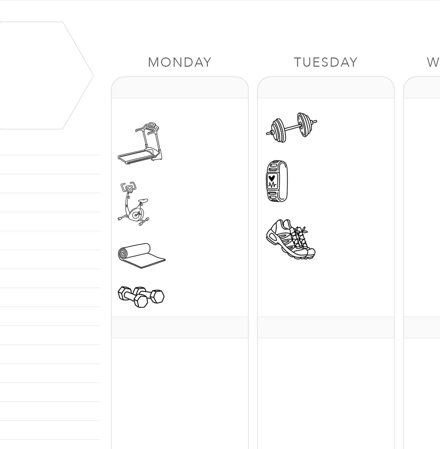 WORKOUT // Foil-Ready Icons