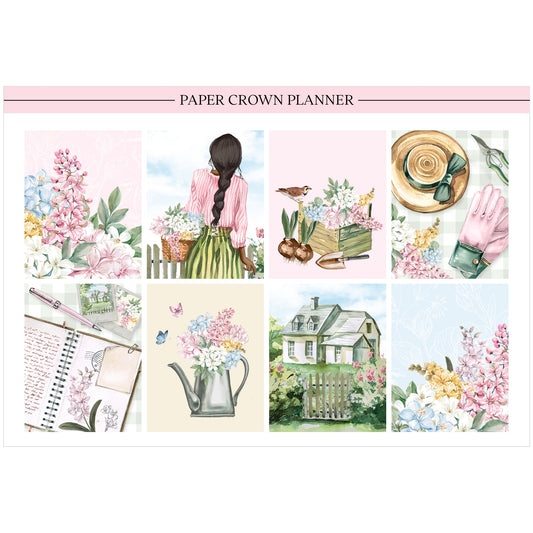 SPRING COTTAGE // Weekly Planner Stickers